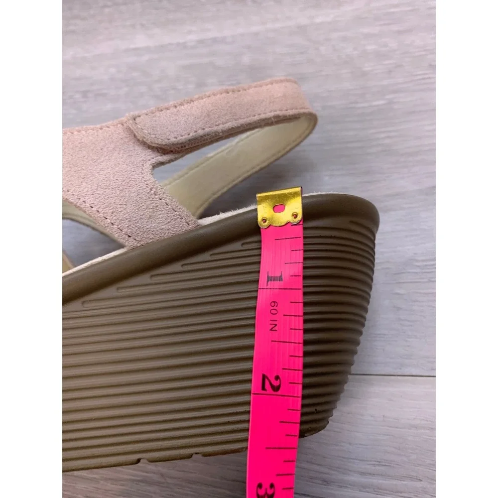 Skechers Women's Rumblers Wedge Sandals Memory Foam 10 Comfort Casual Shoes